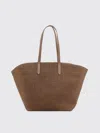 Brunello Cucinelli Braided Rafia Shoulder Bag In White