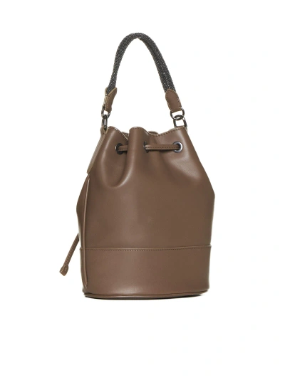 Brunello Cucinelli Shoulder Bag In Marrone