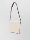 Brunello Cucinelli Shoulder Bag Rectangular Shape Woven Texture Strap In Neutral