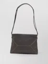 Brunello Cucinelli Shoulder Bag Soft Structure Adjustable Strap In Brown