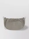 BRUNELLO CUCINELLI SHOULDER BAG SUEDE RUFFLED DETAIL