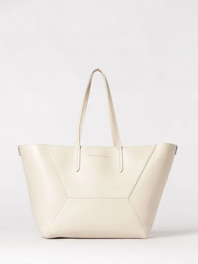 BRUNELLO CUCINELLI SHOULDER BAG BRUNELLO CUCINELLI WOMAN COLOR IVORY,H86713044