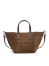 Brunello Cucinelli Mini Bc Duo Leather Cross Body Bag