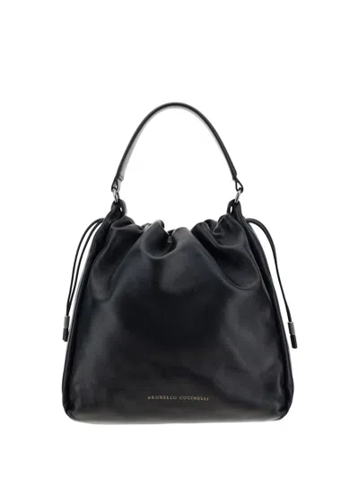 Brunello Cucinelli Shoulder Bags In Black