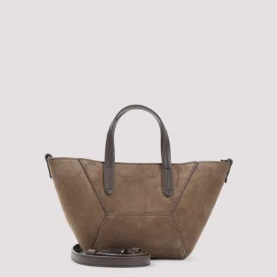 Brunello Cucinelli Shoulder Bags Nude & Neutrals
