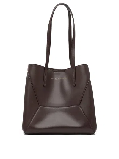 Brunello Cucinelli Shoulder Bags Shoulder Bags Brown