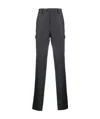 Brunello Cucinelli Side Pocket Straight Trousers In Black