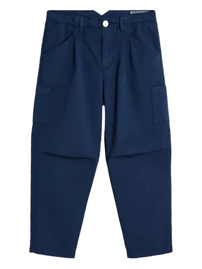 Brunello Cucinelli Kids' Side-pocket Trousers In Blue
