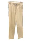 Brunello Cucinelli Side-stripe Drawstring Trousers In Brown