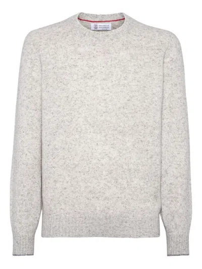 BRUNELLO CUCINELLI BRUNELLO CUCINELLI SILK AND ALPACA WOOL SWEATER