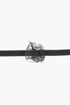 Brunello Cucinelli Silk And Brass Bracelet In Black