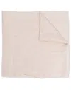Brunello Cucinelli Shimmer Fringed Scarf In Beige