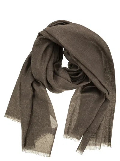 Brunello Cucinelli Silk And Cashmere Scarf