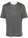 Brunello Cucinelli Crew-neck T-shirt In Gray