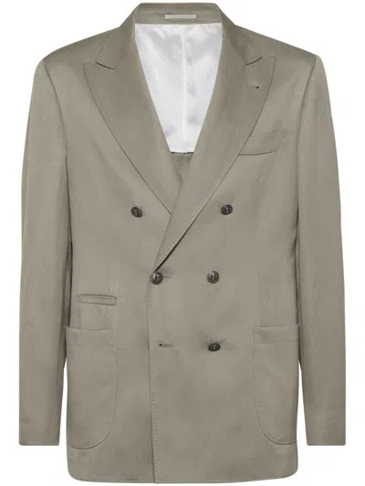 BRUNELLO CUCINELLI BRUNELLO CUCINELLI SILK AND LINEN JACKET