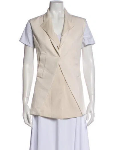 Pre-owned Brunello Cucinelli Silk Blazer In Neutral