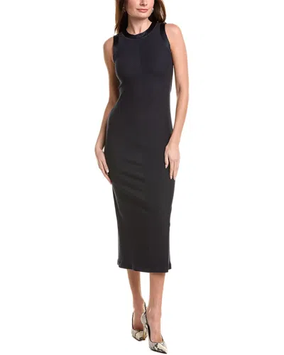 BRUNELLO CUCINELLI BRUNELLO CUCINELLI SILK-BLEND MIDI DRESS