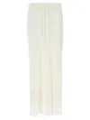 Brunello Cucinelli Silk Blend Midi Skirt With Adjustable Waist