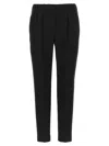 Brunello Cucinelli Silk Blend Pants Black