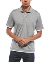 Brunello Cucinelli Silk Polo Sweater With Two-tone Double Layer Detail