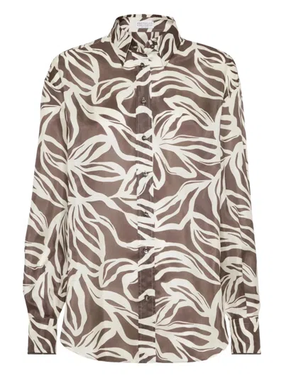 BRUNELLO CUCINELLI BRUNELLO CUCINELLI SILK BLOUSE