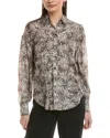 Brunello Cucinelli Silk Blouse In Brown