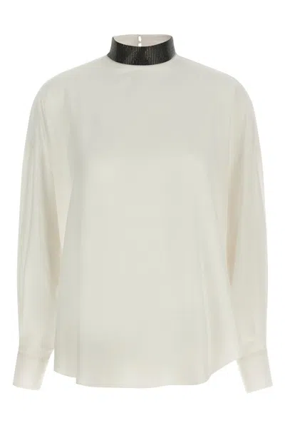 BRUNELLO CUCINELLI SILK BLOUSE
