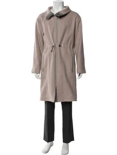 Pre-owned Brunello Cucinelli Silk Coat In Neutral