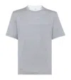 Brunello Cucinelli Layered Crew-neck T-shirt In Grey