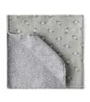 Brunello Cucinelli Silk Diamond Pocket Square In Gray