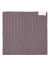 Brunello Cucinelli Silk Foulard In Purple