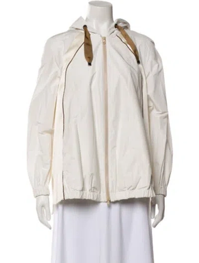 Pre-owned Brunello Cucinelli Silk Jacket In Neutral