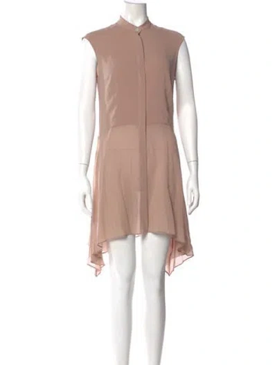 Pre-owned Brunello Cucinelli Silk Knee-length Dress In Multi
