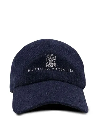 Brunello Cucinelli Silk Linen Wool Hat