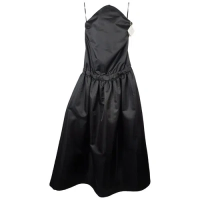 Pre-owned Brunello Cucinelli Silk Maxi Dress In Black