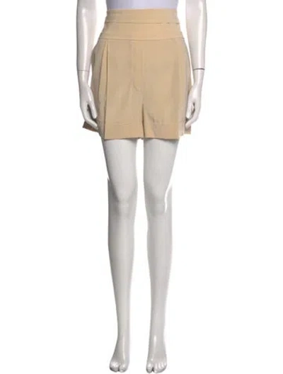 Pre-owned Brunello Cucinelli Silk Mini Shorts In Neutral