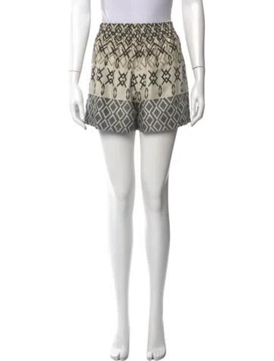 Pre-owned Brunello Cucinelli Silk Mini Shorts W/ Tags In Black