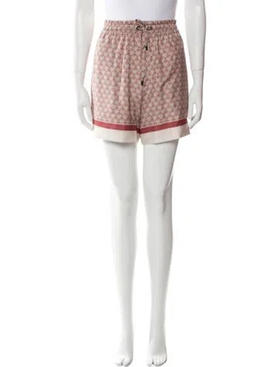 Pre-owned Brunello Cucinelli Silk Mini Shorts W/ Tags In Neutral