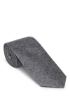 Brunello Cucinelli Silk Necktie In Gray