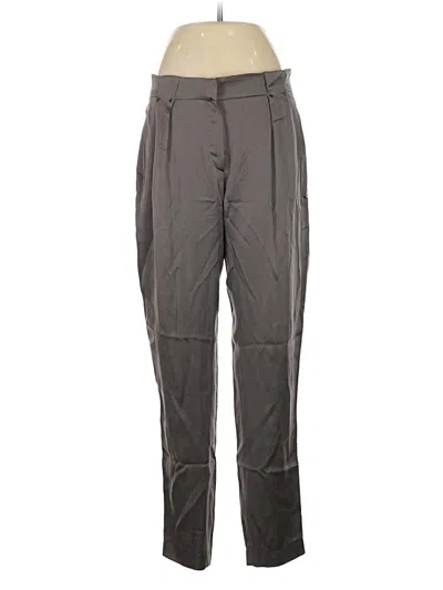 Pre-owned Brunello Cucinelli Silk Pants In Gray