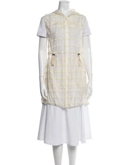 Pre-owned Brunello Cucinelli Silk Patterned Vest In Neutrals