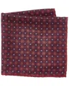 Brunello Cucinelli All-over Graphic-print Handkerchief In Burgundy
