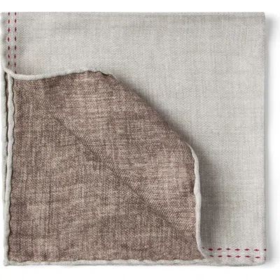 BRUNELLO CUCINELLI BRUNELLO CUCINELLI SILK POCKET SQUARE