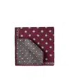 Brunello Cucinelli Silk Pocket Square In Brown