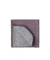 Brunello Cucinelli Silk Logo Pocket Square In Pink