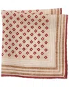 Brunello Cucinelli Silk Pocket Square In Gold