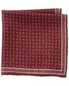 Brunello Cucinelli Silk Pocket Square In Brown
