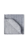 Brunello Cucinelli Silk Pocket Square In Gray