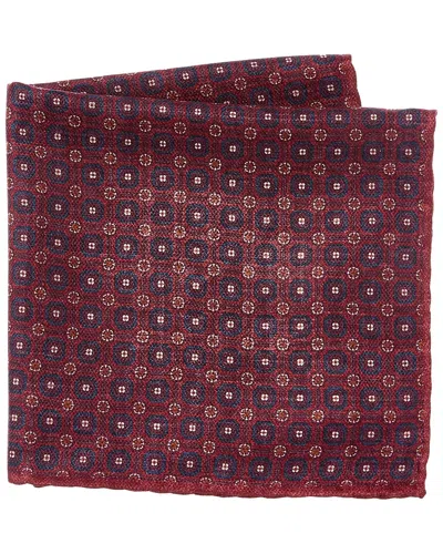 Brunello Cucinelli Silk Pocket Square In Multi