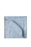 Brunello Cucinelli Silk Pocket Square In Sky Blue